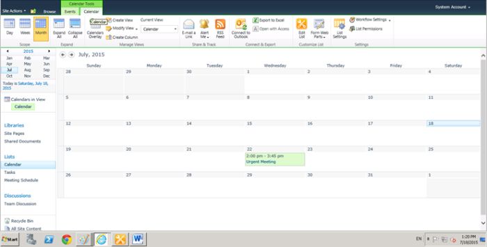 calendar tools 